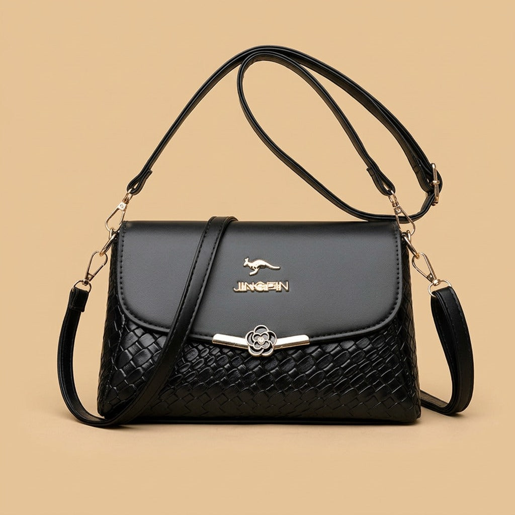 Large-capacity Womens Soft-leather Shoulder Bag