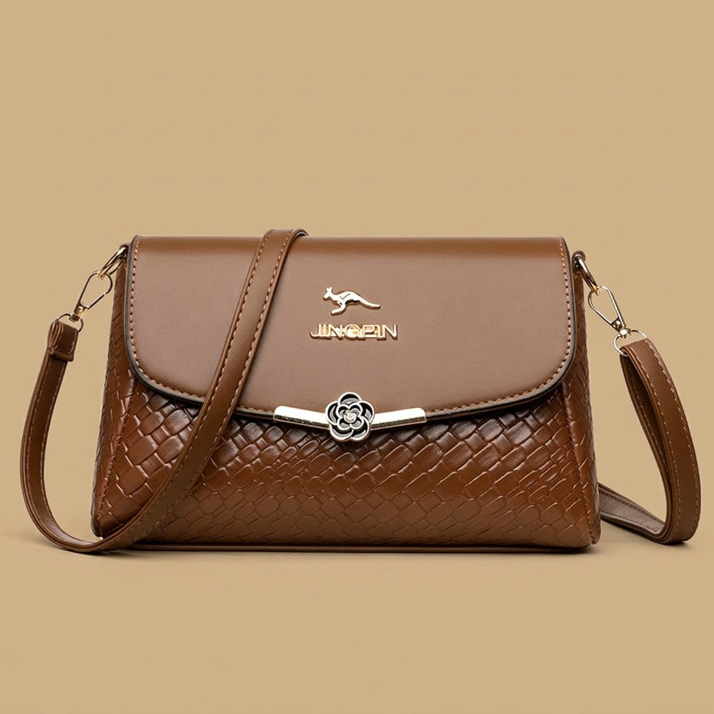 Large-capacity Womens Soft-leather Shoulder Bag