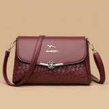Large-capacity Womens Soft-leather Shoulder Bag