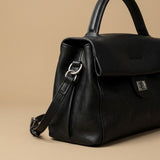 High-End Leather Commuter Bag For Petite Frames