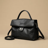 High-End Leather Commuter Bag For Petite Frames