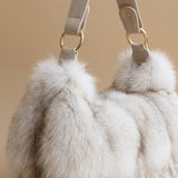 Fur Fox Hair Women's Bag Single Shoulder Belt