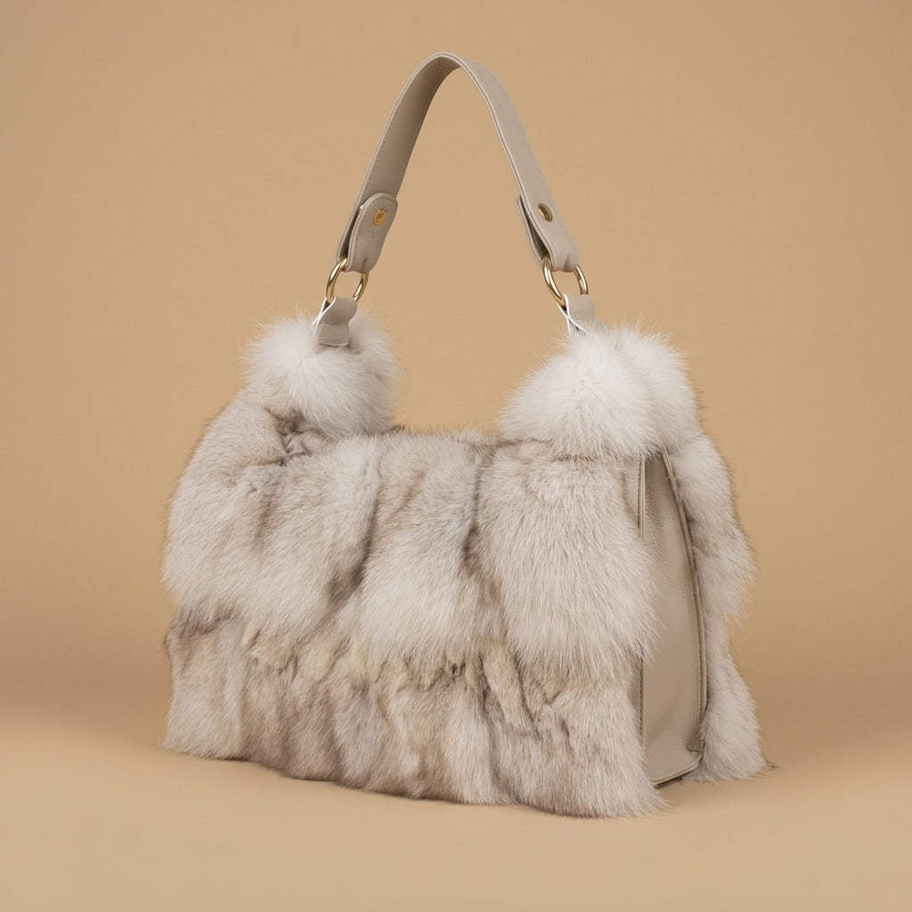 Fur Fox Hair Women's Bag Single Shoulder Belt