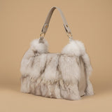 Fur Fox Hair Women's Bag Single Shoulder Belt