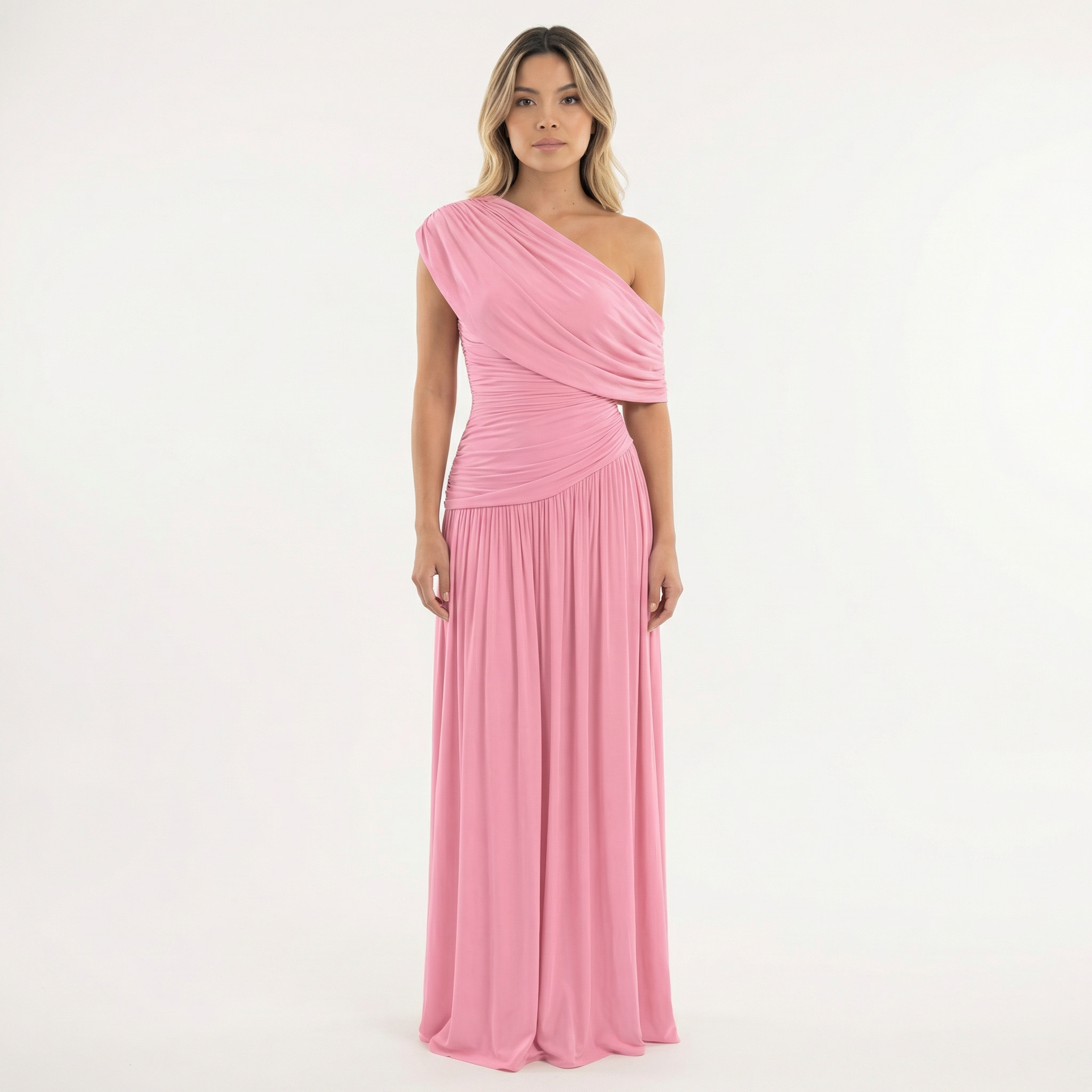 Long Asymmetrical Party Dress