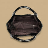 Premium Glossy Leather Trendy Commuter Bag
