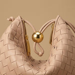 Small Golden Ball Woven Handbag Summer Bag