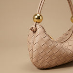 Small Golden Ball Woven Handbag Summer Bag