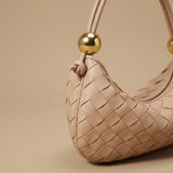 Small Golden Ball Woven Handbag Summer Bag