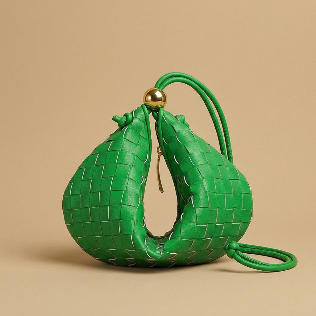 Small Golden Ball Woven Handbag Summer Bag