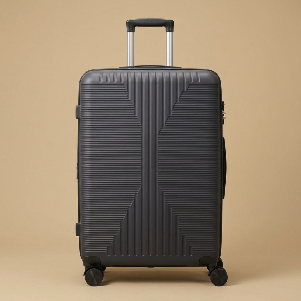 Crush-Resistant PP 3-Piece Spinner Luggage Set