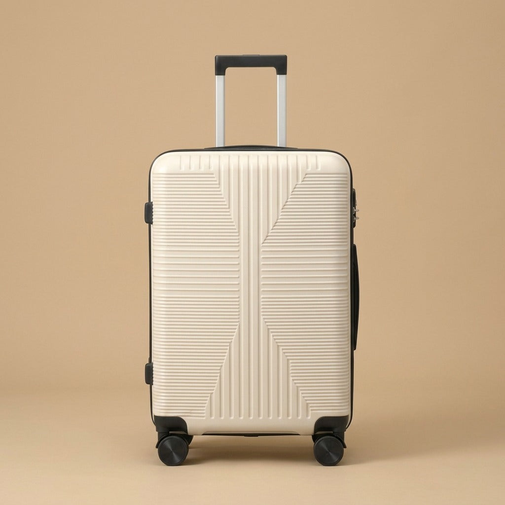 Crush-Resistant PP 3-Piece Spinner Luggage Set