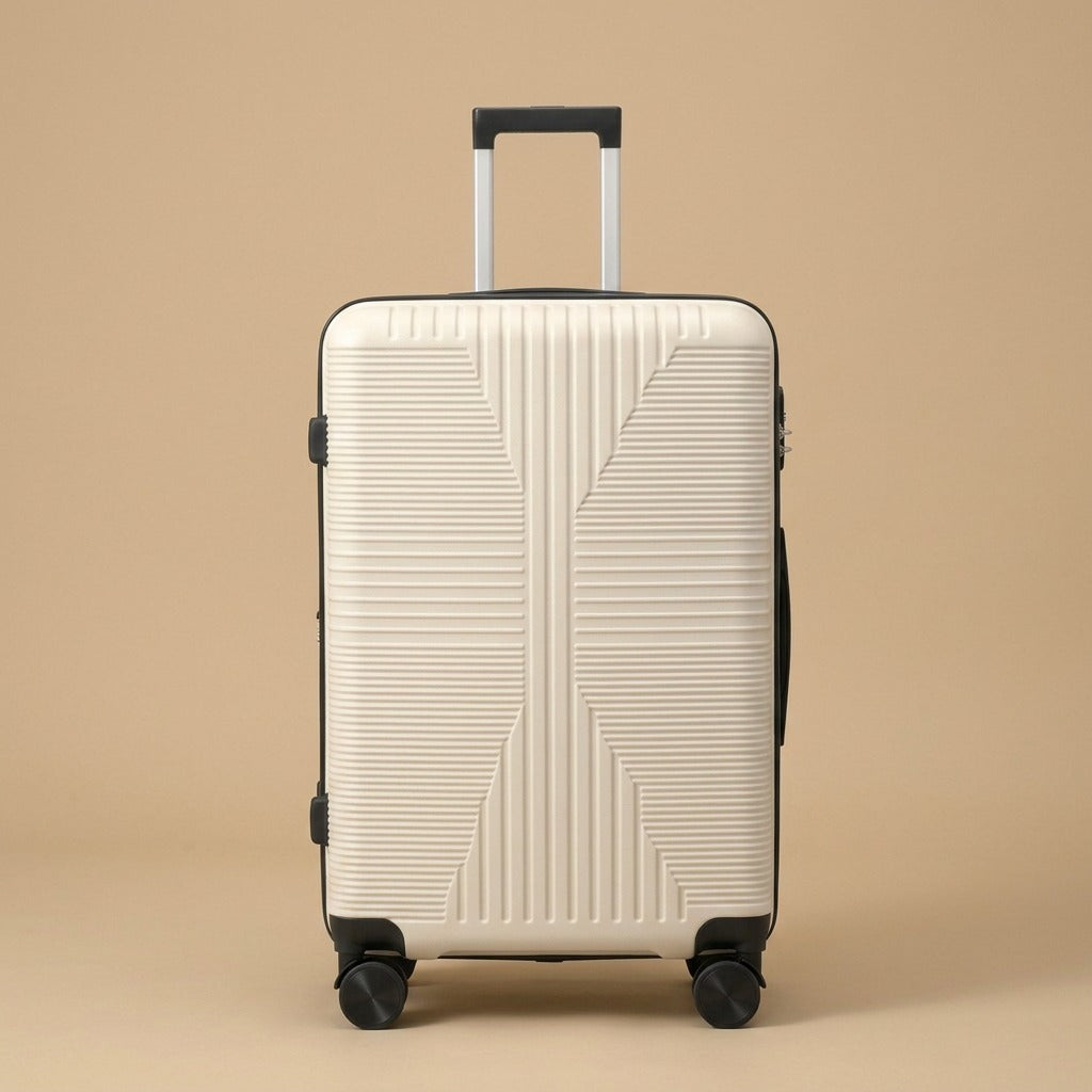 Crush-Resistant PP 3-Piece Spinner Luggage Set