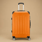 Classic Ribbed 3-Piece Spinner Luggage Set with TSA Lock