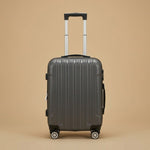 Classic Ribbed 3-Piece Spinner Luggage Set with TSA Lock