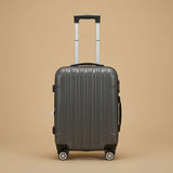 Classic Ribbed 3-Piece Spinner Luggage Set with TSA Lock