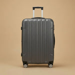 Classic Ribbed 3-Piece Spinner Luggage Set with TSA Lock
