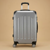 Classic Ribbed 3-Piece Spinner Luggage Set with TSA Lock