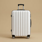 Classic Ribbed 3-Piece Spinner Luggage Set with TSA Lock