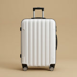 Classic Ribbed 3-Piece Spinner Luggage Set with TSA Lock