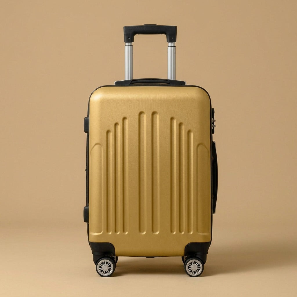 Vintage Stripe 4-Piece Spinner Luggage Set