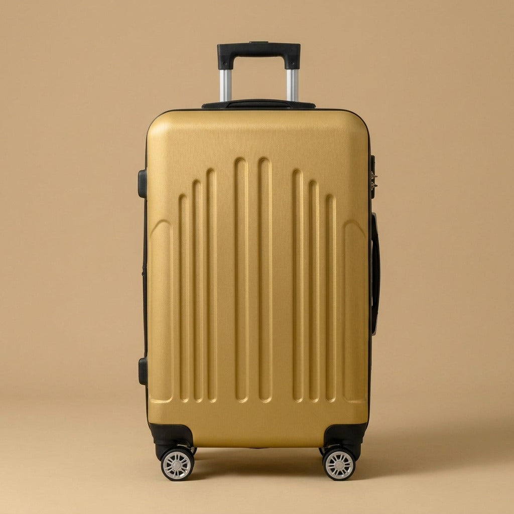 Vintage Stripe 4-Piece Spinner Luggage Set