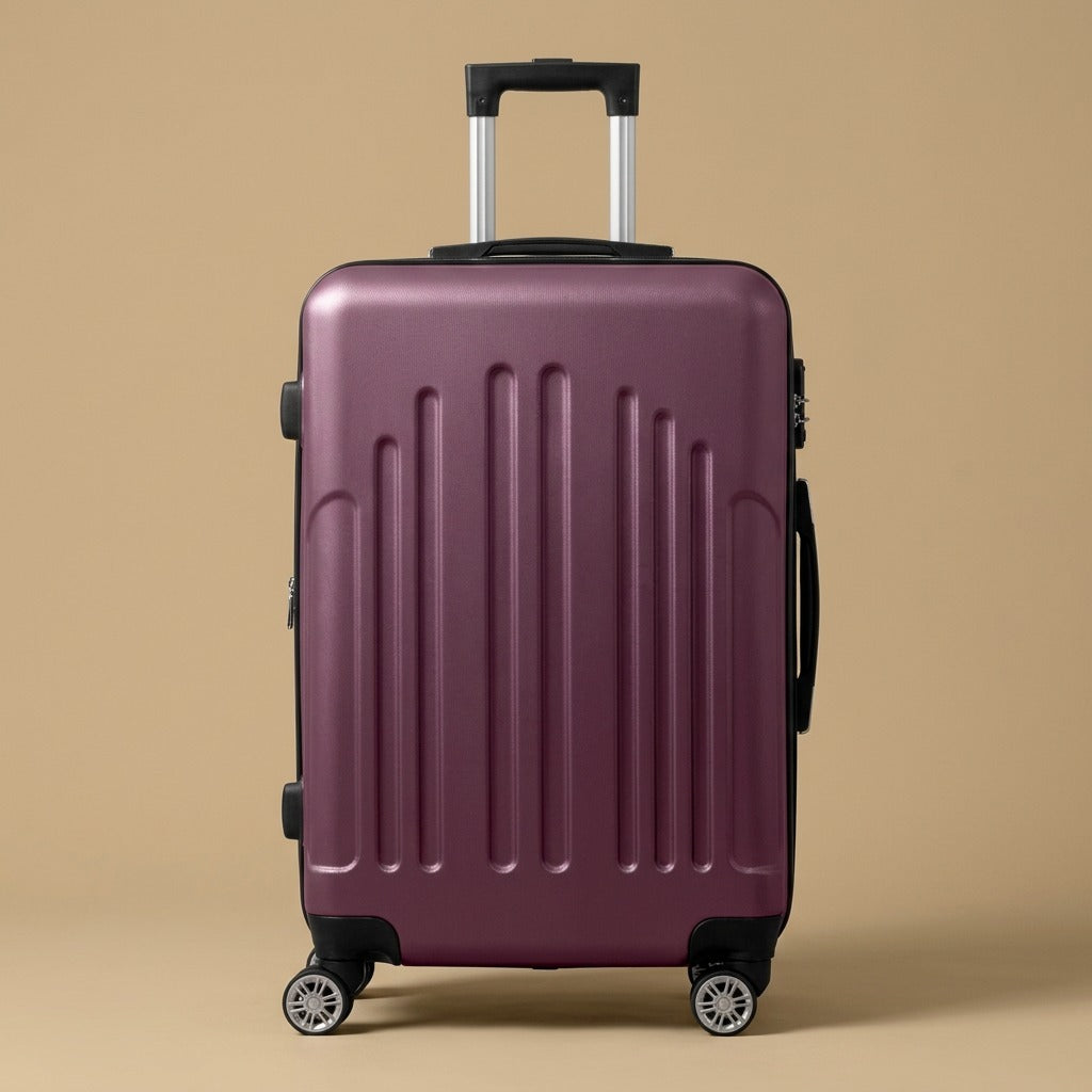 Vintage Stripe 4-Piece Spinner Luggage Set