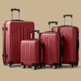Vintage Stripe 4-Piece Spinner Luggage Set