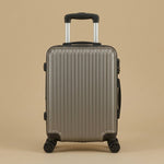 Ribbed Hardshell 3-Piece Spinner Luggage Set