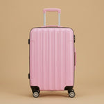 Striped 3-Piece Spinner Luggage Set with TSA Lock