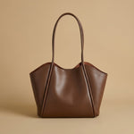 Large Capacity High-grade Sentong Qin Genuine Leather Shoulder Cowhide Big Bag