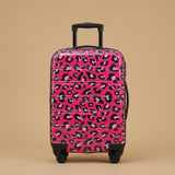 Leopard Print Expandable 3-Piece Hardshell Luggage Set