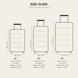 Front-Opening Wide-Handle Suitcase with Cup Holder & USB Port