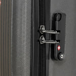 Classic Ribbed 3-Piece Spinner Luggage Set with TSA Lock