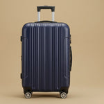 Classic Ribbed 3-Piece Spinner Luggage Set with TSA Lock