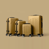 Vintage Stripe 4-Piece Spinner Luggage Set