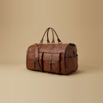 Leather Garment Duffel Bag