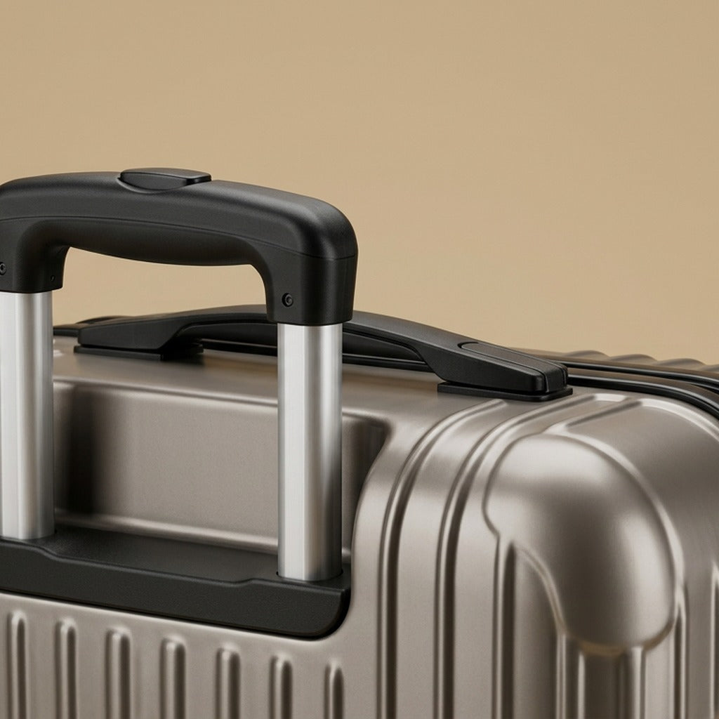 Ribbed Hardshell 3-Piece Spinner Luggage Set
