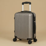 Ribbed Hardshell 3-Piece Spinner Luggage Set