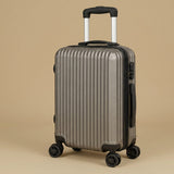 Ribbed Hardshell 3-Piece Spinner Luggage Set