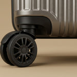 Ribbed Hardshell 3-Piece Spinner Luggage Set
