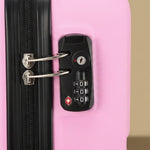 Striped 3-Piece Spinner Luggage Set with TSA Lock