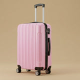 Striped 3-Piece Spinner Luggage Set with TSA Lock
