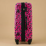 Leopard Print Expandable 3-Piece Hardshell Luggage Set