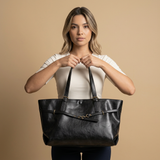Tote Bag Women Large Leather Work Handbag