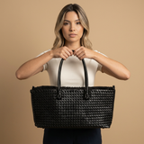 Tote Bag Oversized Woven Design