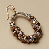 Earrings with Crystal Tassel