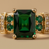 Ring with Crystal Accents