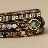 Bracelet with Drop Stone Charm