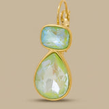 Earrings with Geometric Drops